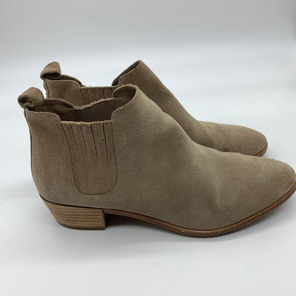 Michael Kors Suede Leather Boots Women Size 9M Ankle Bootie - Picture 7 of 14